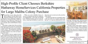 Ultra-High-End Malibu Colony Client Picks Cristie St. James and Markus Canter