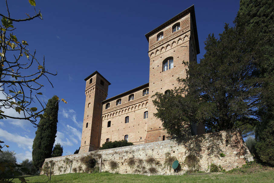 Medieval Castle in Siena, Italy